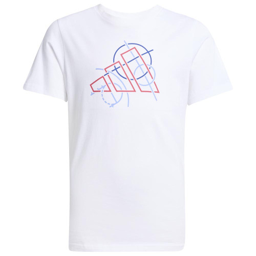 Adidas Παιδική κοντομάνικη μπλούζα Tech Outline Graphic Tee
